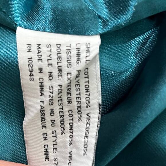 Anthropologie Tulle Embroidered Pattern Peacoat Jacket Size S NWOT - Picture 13 of 13